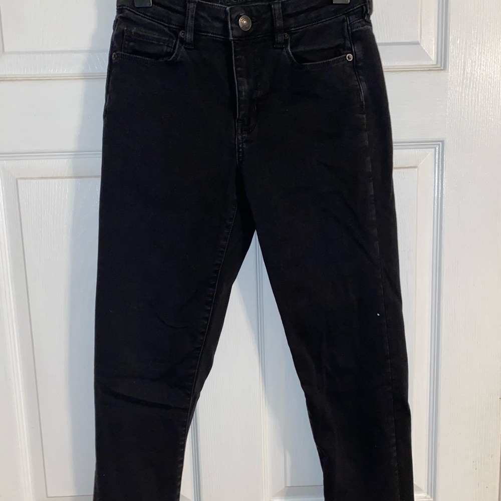American Eagle Black x long, Hi-Rise Skinny Jeans